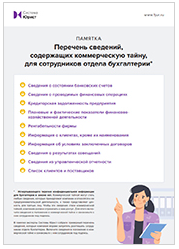 Проверенные формулировки для защиты коммерческой тайны